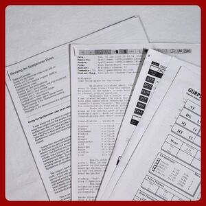 AD&D Spelljammer Bralspace Almanac GURPS Character Sheets Vintage NOS